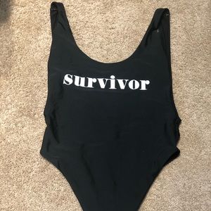 Aerie “Survivor” Super Scoop One Piece Swimsuit